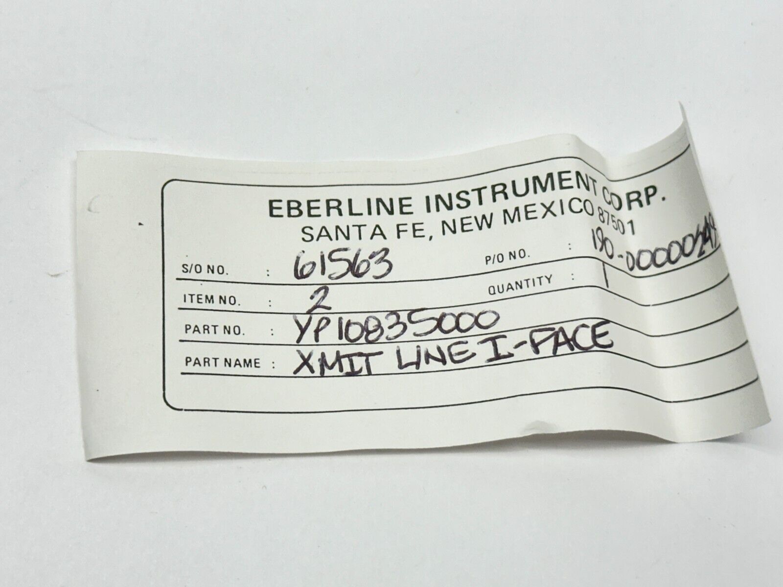 Eberline YP10835000 Transmission Line Board XMIT Line I-PACE - Maverick Industrial Sales