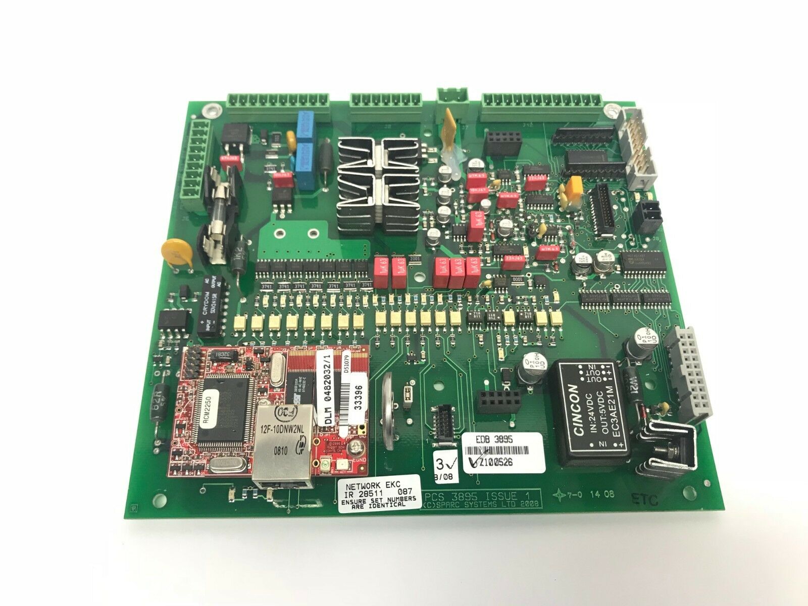 Sparc Systems PCS 3895 IR 28511 Automated Counter Network Card PCB - Maverick Industrial Sales