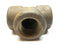 Penn Threaded Pipe Reducing Tee 2000 lbs Forged Steel 2" x 1" x 1-1/2" - Maverick Industrial Sales