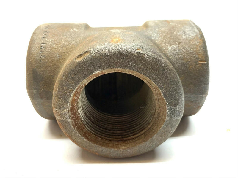 Penn Threaded Pipe Reducing Tee 2000 lbs Forged Steel 2" x 1" x 1-1/2" - Maverick Industrial Sales