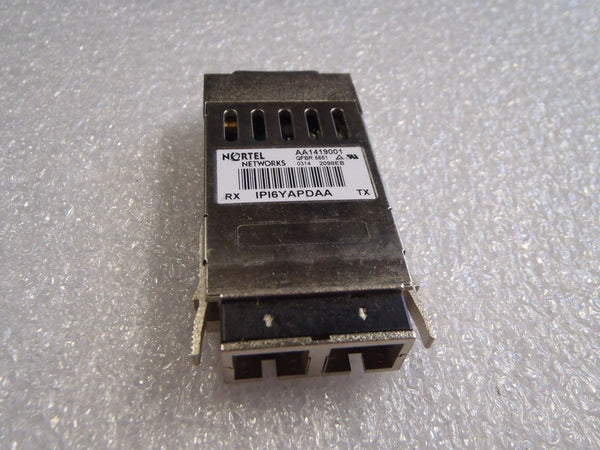 Nortel AA1419001 1000 Base SX GBIC 850nm Transceiver Module LOT OF 5 - Maverick Industrial Sales