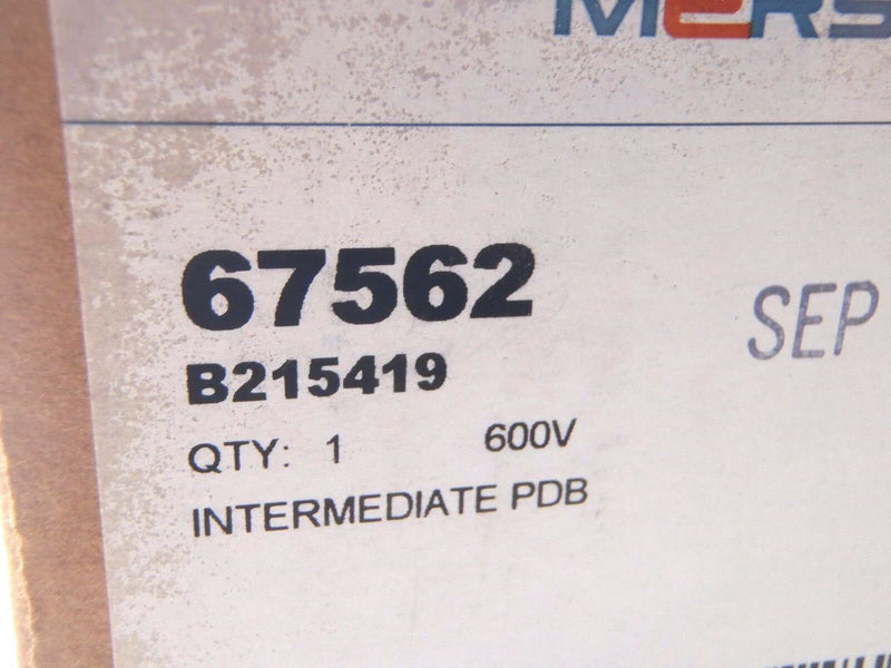 Mersen 67562 Intermediate Dual Fuse Block PDB 600V B2155419 - Maverick Industrial Sales
