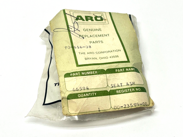 ARO 66594 Seat ASM - Maverick Industrial Sales