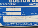 Boston Gear F721-40-B5-J Speed Reducer 0.81HP 40:1 Ratio 5/8" Input 1" Output - Maverick Industrial Sales