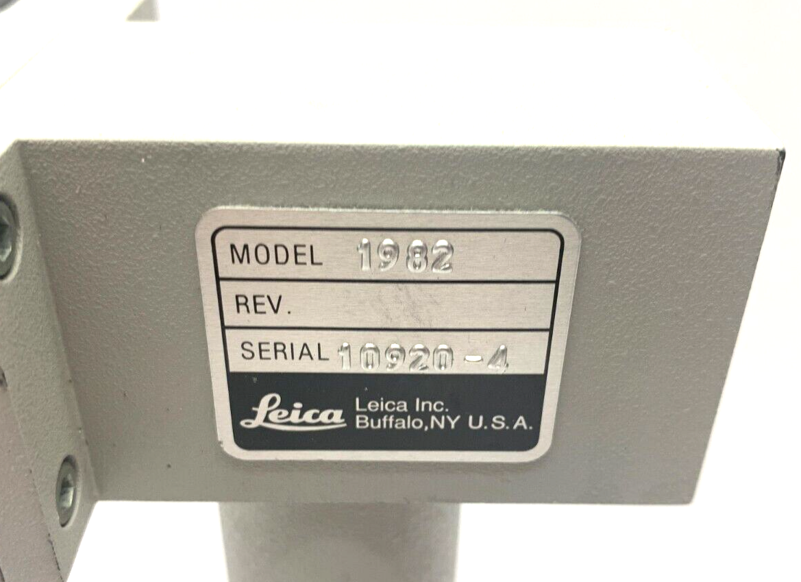 Leica 1982 Microscope Head Stand MISSING HEAD STAND ONLY - Maverick Industrial Sales