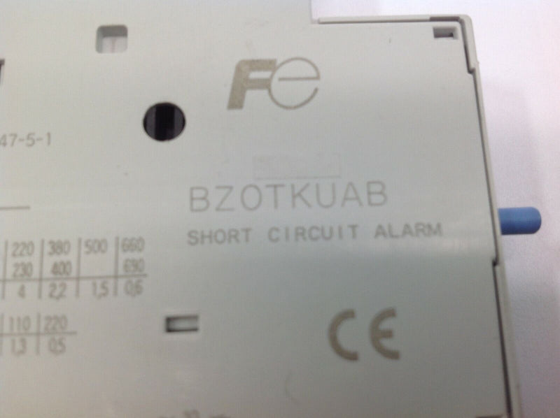 Fuji Electric BZ0TKUAB Short Circuit Alarm Contact Block - Maverick Industrial Sales