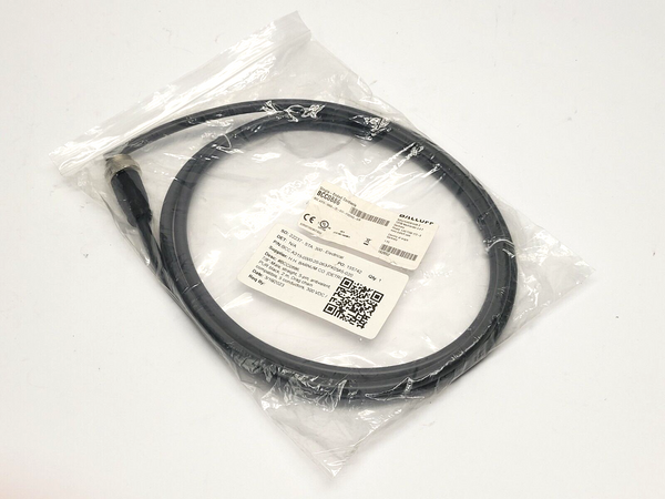 Balluff BCC0866 Single Ended Male Connector Straight 5-Pin 2m - Maverick Industrial Sales