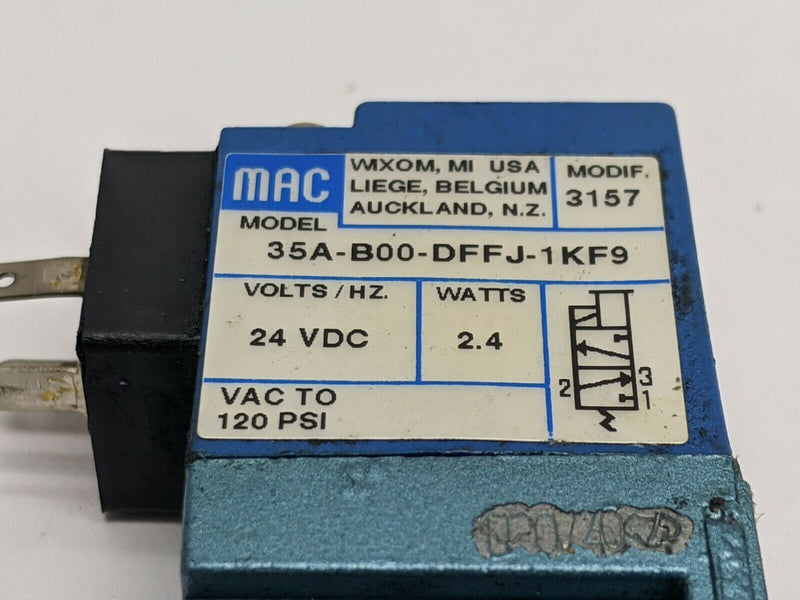 MAC Valves 35A-B00-DFFJ-1KF9 Solenoid Valve - Maverick Industrial Sales