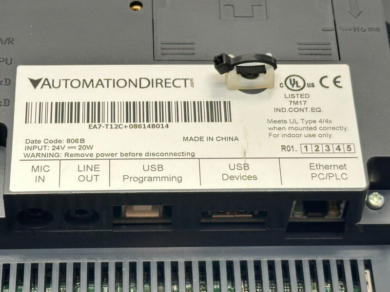 Automation Direct EA7-T12C C-More Touch HMI Color Panel 12" - Maverick Industrial Sales