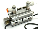 Aventics KHZ-DA-016-0020-M Pneumatic Cylinder 16mm Bore 20mm Stroke w/ Sensors - Maverick Industrial Sales