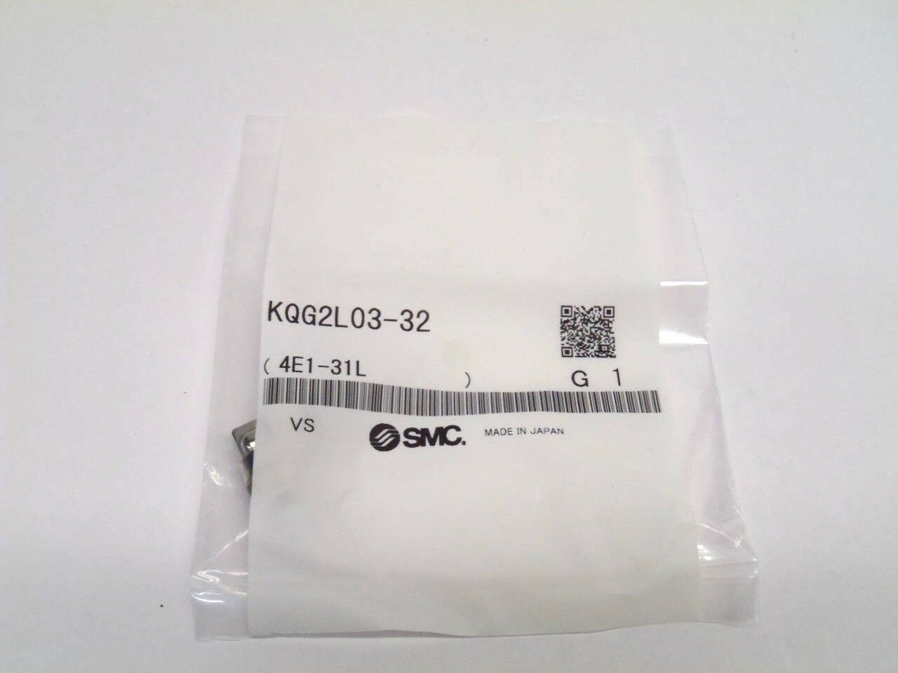 SMC KQG2L03-32 Male Elbow 10/32 Pipe Fitting, 5/32" In Tube 316 Stainless Steel - Maverick Industrial Sales