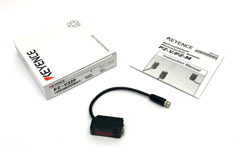 Keyence PZ-V32P Class 2 Photoelectric Sensor PZ-V/PZ-M - Maverick Industrial Sales