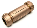 3/4" Pipe 1" Copper Tube Brass Compression Pipe Joining Coupling 5" Long - Maverick Industrial Sales