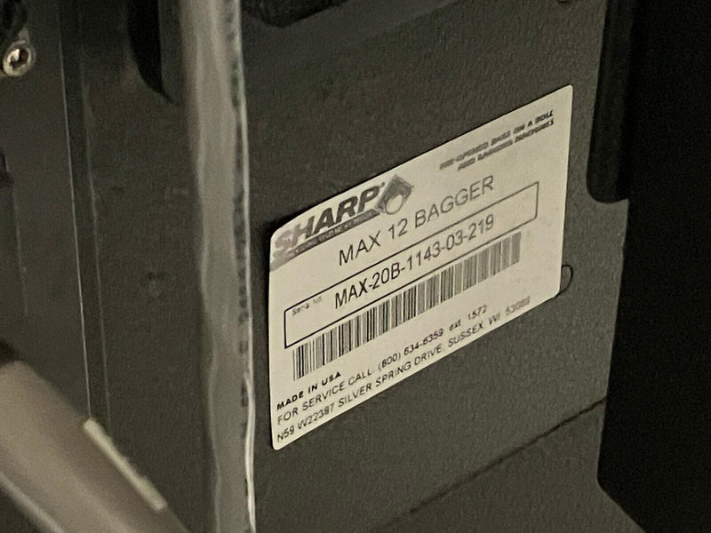Pregis Sharp MAX 12 Continuous Roll Bagging System Mark II, Bagger Machine - Maverick Industrial Sales