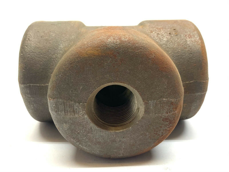 Penn Threaded Pipe Reducing Tee Forged Steel 2" x 1-1/2" x 3/4" - Maverick Industrial Sales