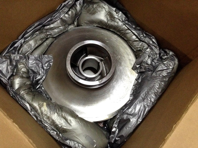 Flowserve 8X23PH3AX1 23" Impeller MD 805 for 4 Inch Diameter Shaft, SS - Maverick Industrial Sales