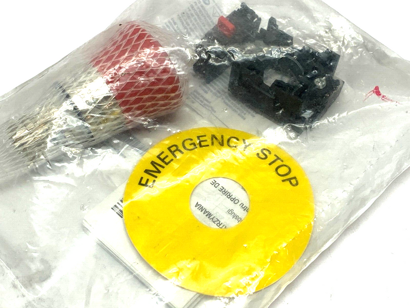 Siemens 3SU1150-1HB20-1CG0 Emergency Stop Pushbutton 22mm RED - Maverick Industrial Sales