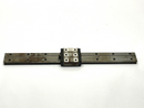 THK HRW27-457L Linear Guide Rail w/ HRW27CR1SS Linear Guide Block - Maverick Industrial Sales