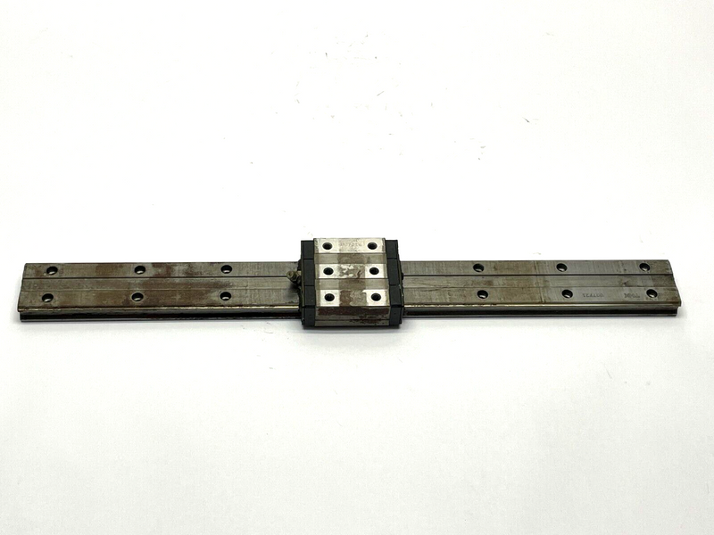 THK HRW27-457L Linear Guide Rail w/ HRW27CR1SS Linear Guide Block - Maverick Industrial Sales