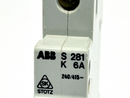 ABB S281 K6A Circuit Breaker 1-Pole 6A 240/415V - Maverick Industrial Sales