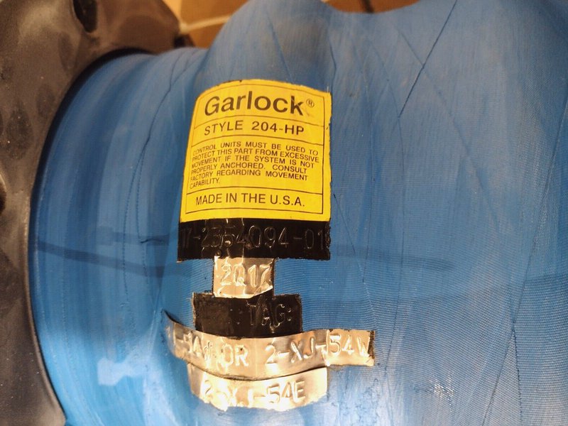Garlock 204HP DAC/CHL 8.0" ID 13.5" OD 18.0"FF ANSI 150LB 3HA Expansion Joint - Maverick Industrial Sales
