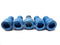 Lot of (5) Holo-Krome HK129 Blue Hex Socket Screw 12m x 20m - Maverick Industrial Sales