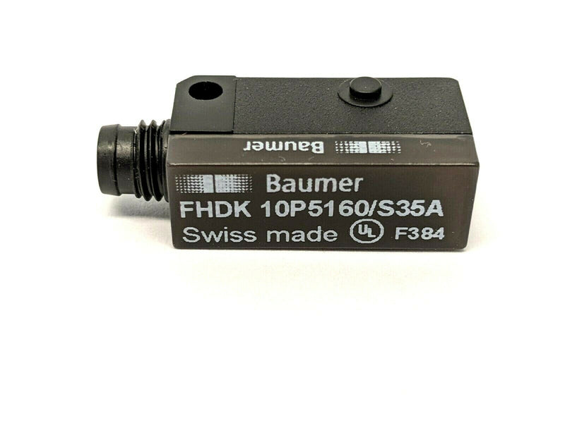 Baumer FHDK 10P5160/S35A Diffuse Sensor w/ Background Suppression 1015 –  Maverick Industrial Sales