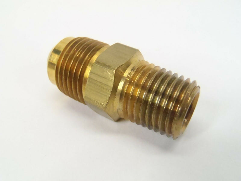 Brass -6 Male to 1/8" NPT Male Adapter Coupler LOT OF 4 - Maverick Industrial Sales