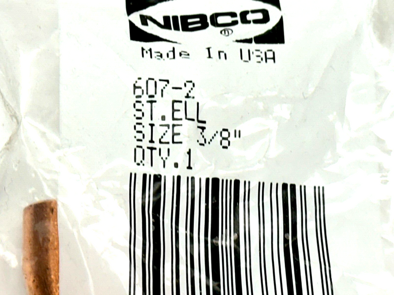 Nibco 607-2 3/8 Street Elbow 3/8" Copper LOT OF 2 - Maverick Industrial Sales
