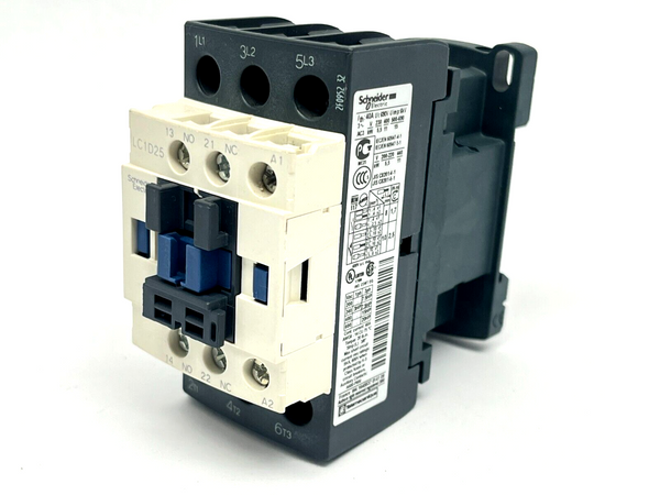 Schneider Electric LC1D25G7 Magnetic Contactor 40A 120V 3-Pole - Maverick Industrial Sales