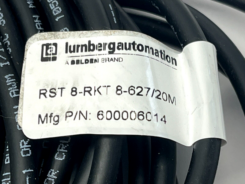 Lumberg Automation RST 8-RKT 8-627/20M Sensor Cable M12 M/F 8-Pin 20m 600006014 - Maverick Industrial Sales