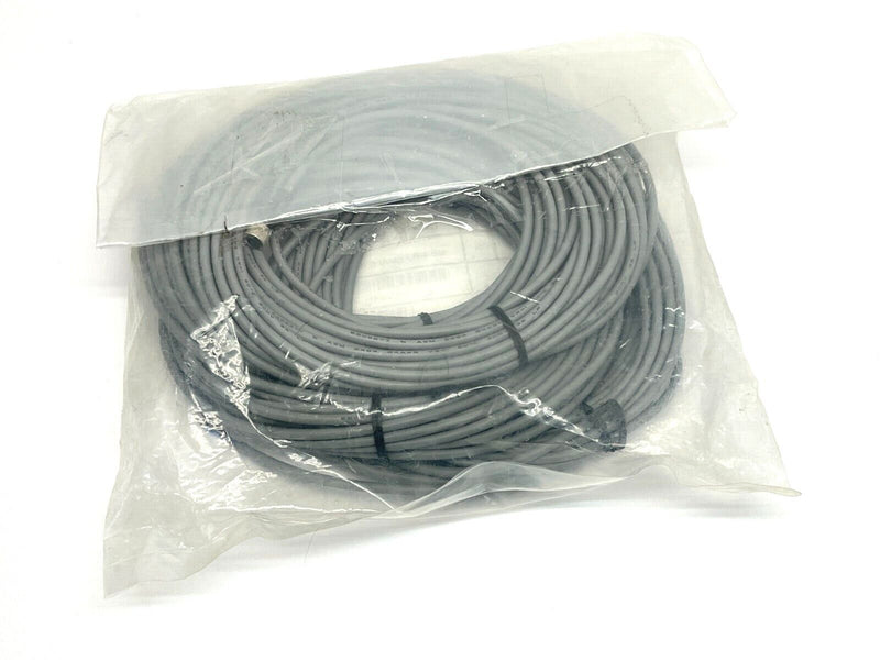 Adsens KM84R-PVC-10M Cable 4-Pin M8 Female Inline Grey 10M LOT OF 4 - Maverick Industrial Sales