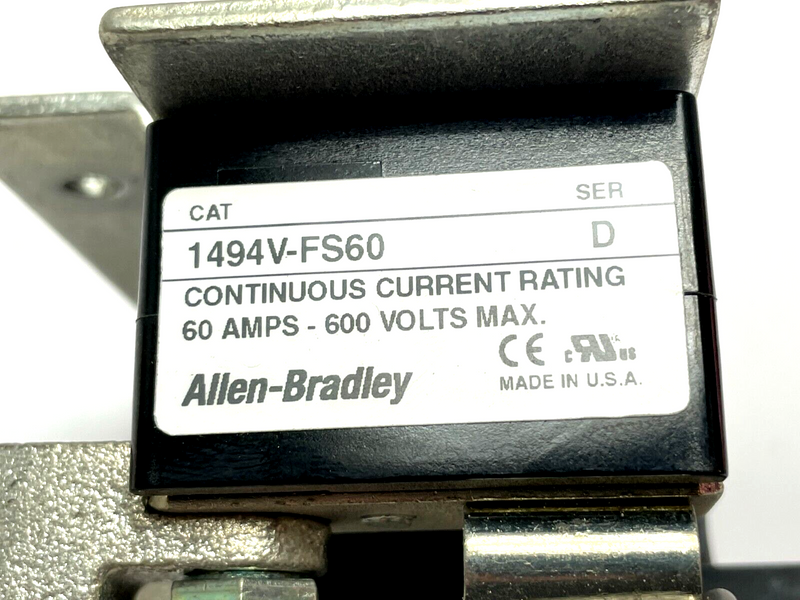 Allen Bradley 1494V-FS60 Ser. D Fuse Block for Disconnect Switch - Maverick Industrial Sales