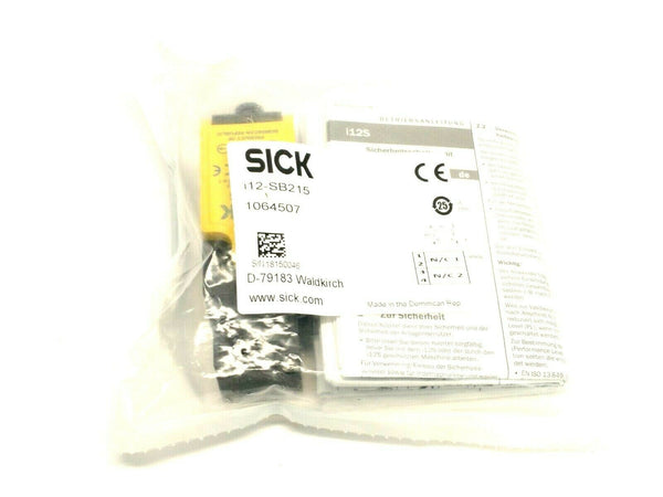 SICK i12-SB215 Electro-Mechanical Safety Switch 24VDC 2NC 1064507 - Maverick Industrial Sales