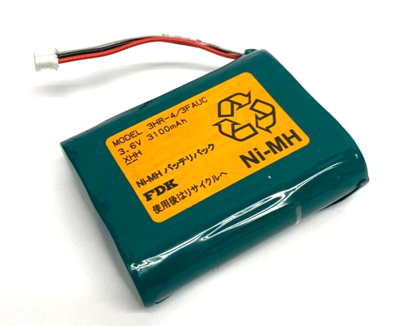 FDK 3HR-4/3FAUC Replacement Battery 3.6V 3100mAh