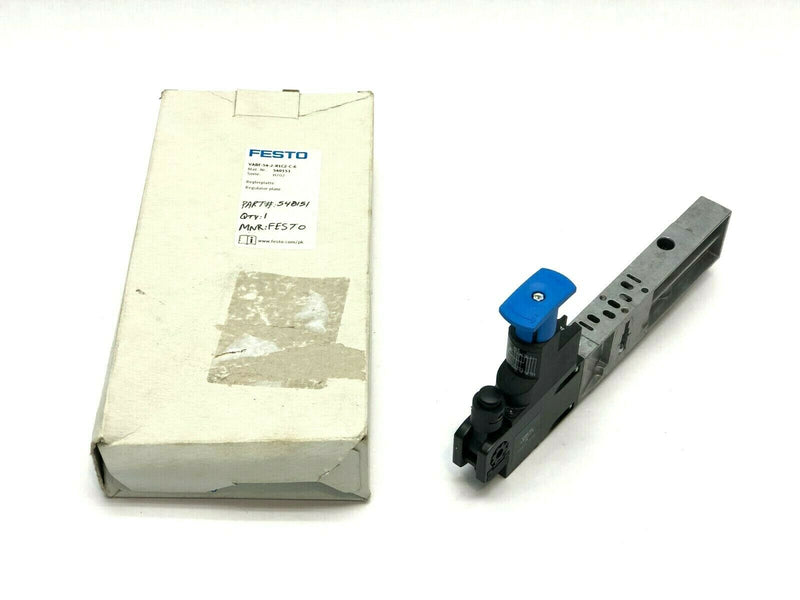 Festo VABF-S4-2-R1C2-C-6 Regulator Plate 540151 - Maverick Industrial Sales