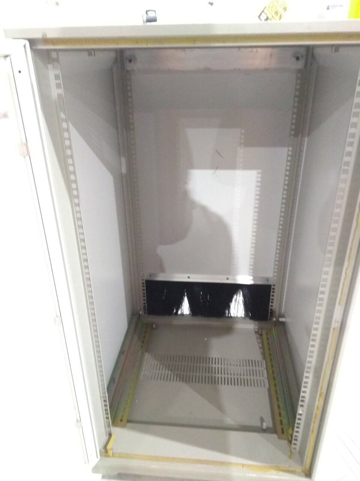 Hoffman E-ER38U6060 19 in. Electronic Rack Cabinet 41" x 22" x 28" On Wheels - Maverick Industrial Sales