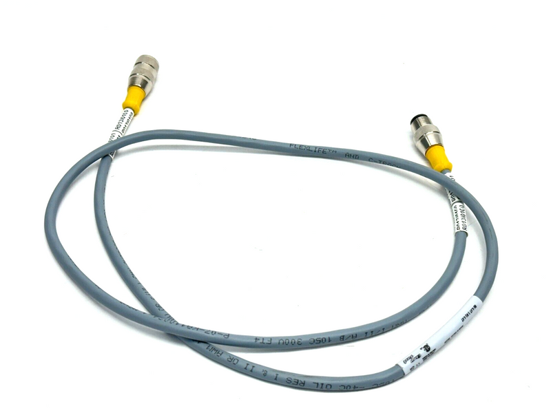 Turck RK 4.4T-1-RS 4.4T Cordset M12 Male 4-Pin - M12 Female 4-Pin 1m U2444-1 - Maverick Industrial Sales