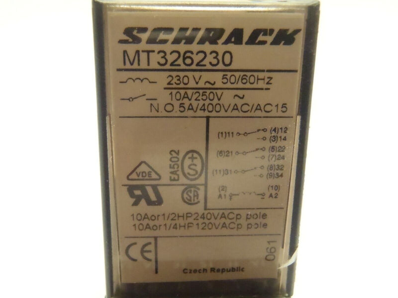 Schrack MT78740 Base w/ MT326230 Relay - Maverick Industrial Sales