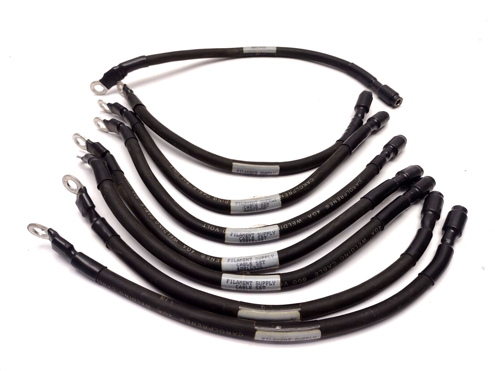 Filament Supply Cable Set 40015925  LOT OF 8 Cables - Maverick Industrial Sales