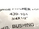 George Fischer 439-101 3/4" x 1/2" PVC Reducer Bushing Schedule 40 LOT OF 10 - Maverick Industrial Sales