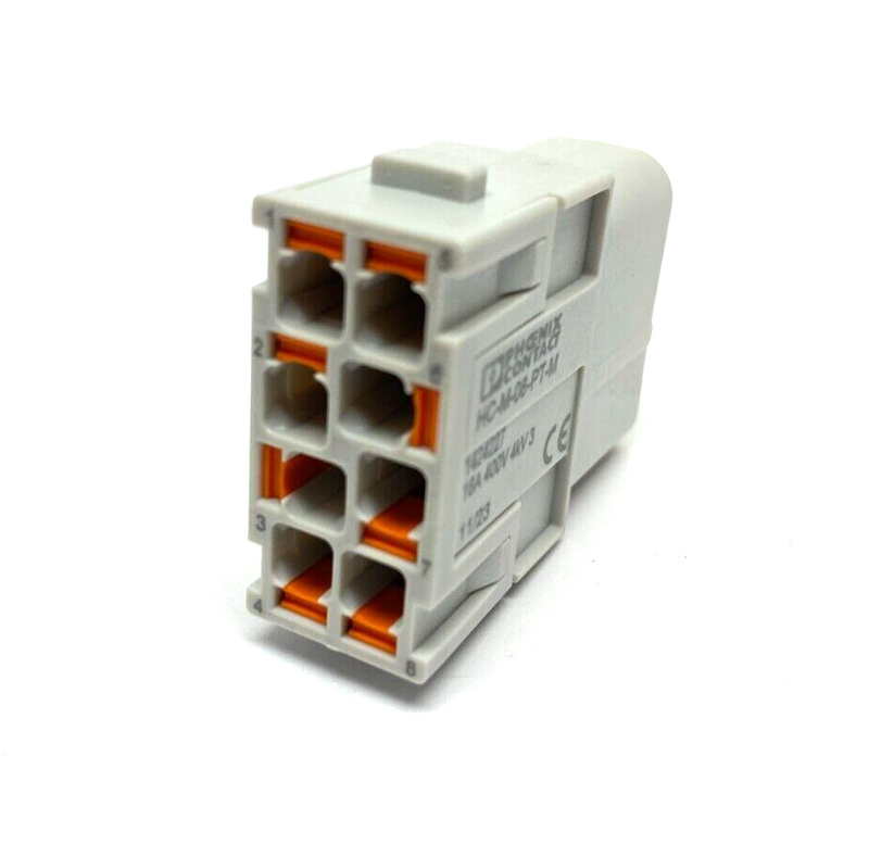 Phoenix Contact HC-M-08-PT-M Contact Insert Module 8-Position 16A 400V 1424227 - Maverick Industrial Sales