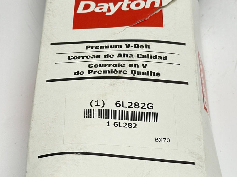 Dayton 6L282G BX70 Premium Cogged V-Belt Outside Length 73" - Maverick Industrial Sales