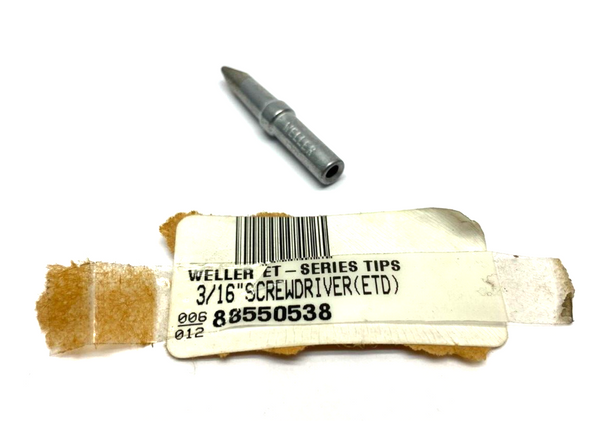 Weller 88550538 ETD Series Soldering Iron Chisel Tip 0.181″ Point 1.358″ Long - Maverick Industrial Sales