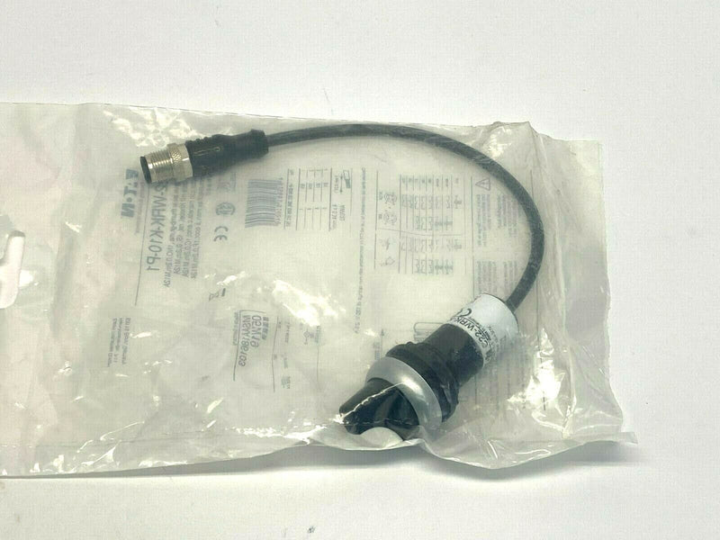 Eaton C22-WRK-K10-P1 Changeover Switch 22.5mm 2 Position w/ Cable to M12 Plug - Maverick Industrial Sales