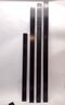 Copolymer Acetal Black Plastic Bar 0.5 Inch Thick x 1.765" in Wide Lot of 10 Pcs - Maverick Industrial Sales