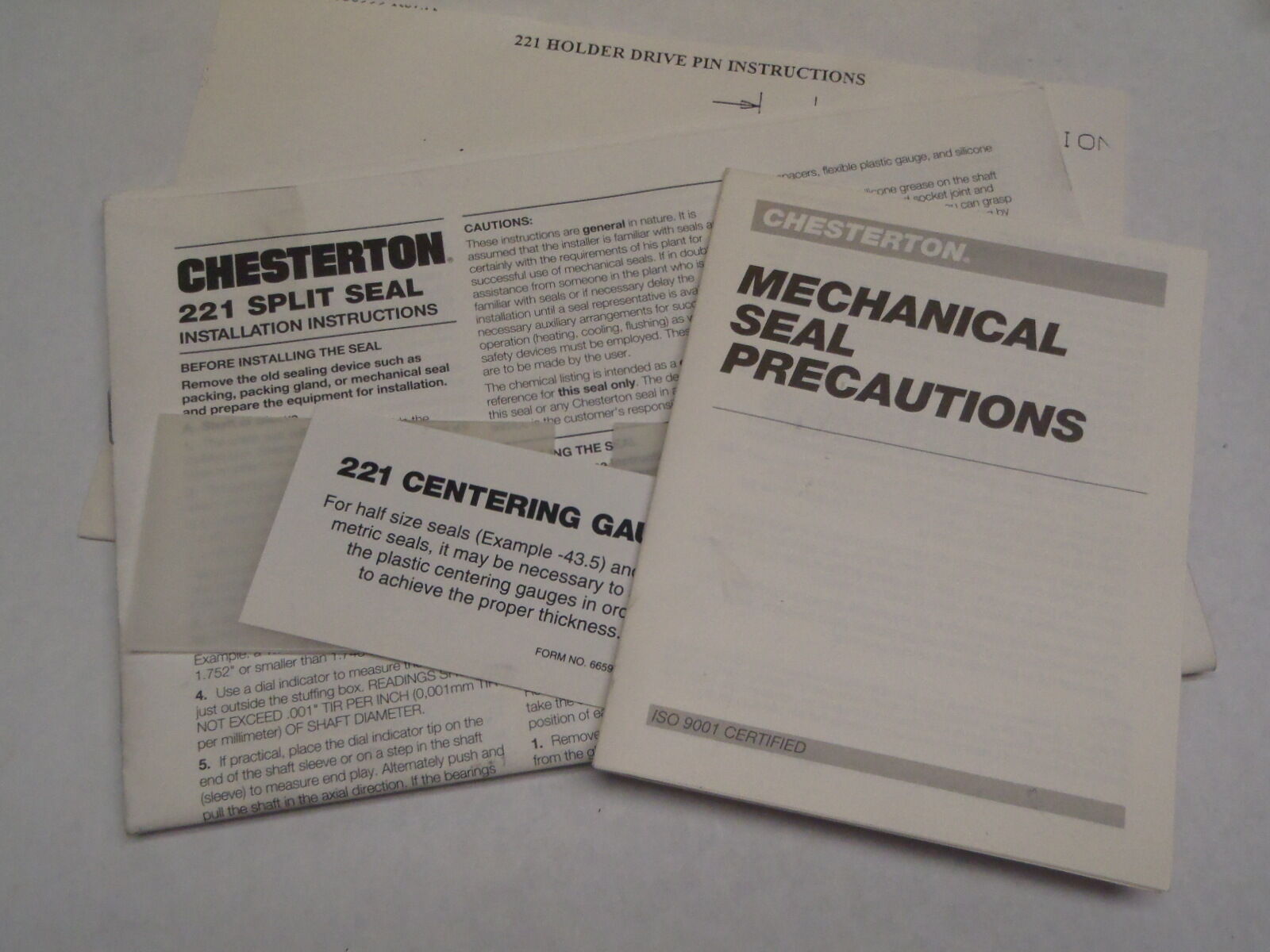 Chesterton 221 049484 221 High Performance Split Seal Kit Size -31 Shaft -3.875 - Maverick Industrial Sales