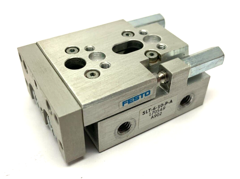 Festo SLT-6-10-P-A Pneumatic Slide Cylinder 6mm Bore 10mm Stroke 170549 - Maverick Industrial Sales