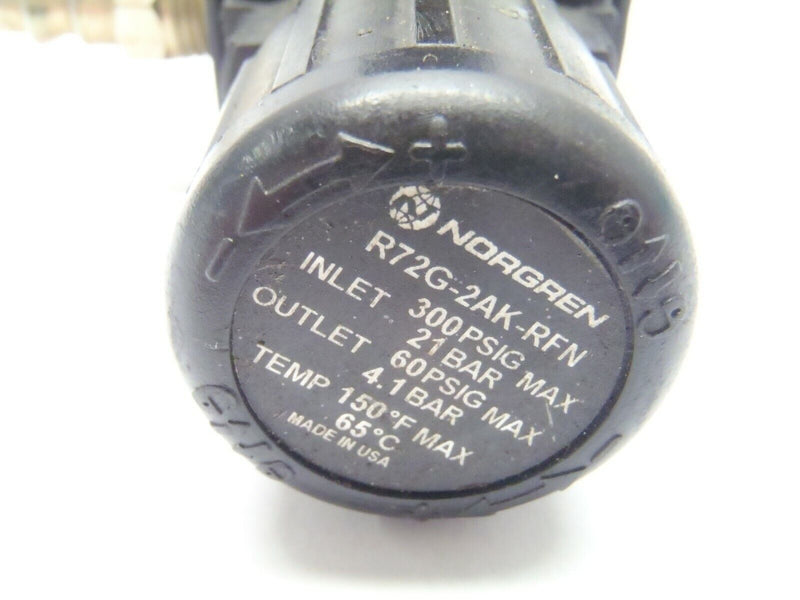 Norgren R72G-2AK-RFN Pneumatic Regulator 300 PSIG - Maverick Industrial Sales