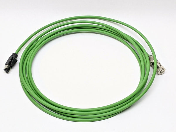 Ethernet Profinet Typ C Cat.5e 2x2x22AWG 4 Pin Female / Cat5e 12’ FT - Maverick Industrial Sales